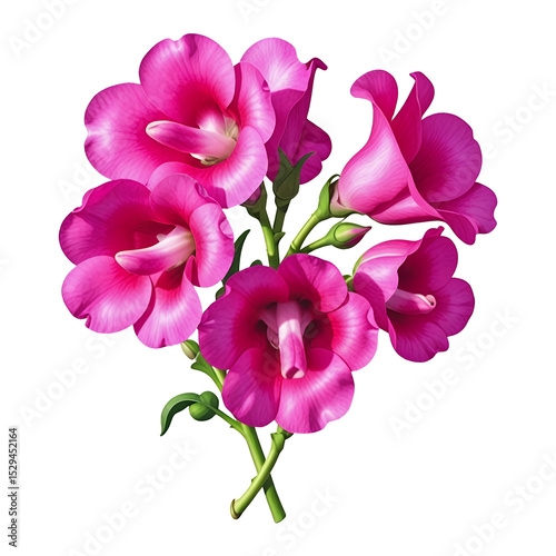 Pink-Freesia-Flowers-Bouquet-Floral-Image-Stock-Photo