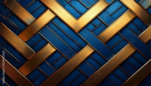 blue gold metal texture rustic industrial geometric pattern for modern elegant design