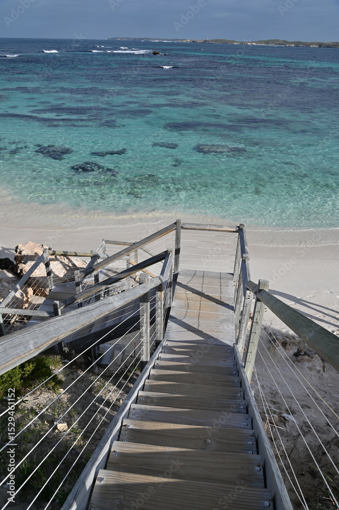 Obraz premium Rottnest Island, Australia – June 2, 2025: The Rottnest Island of Western Australia