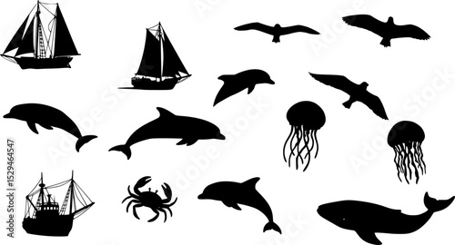 sea silhouette
