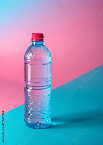 Reusable Water Bottle on Pastel Backdrop – Stylish and Sustainable Everyday Drinkwater