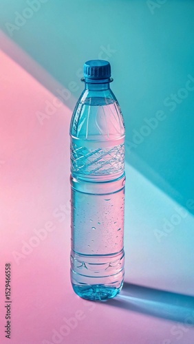Reusable Water Bottle on Pastel Backdrop – Stylish and Sustainable Everyday Drinkwater