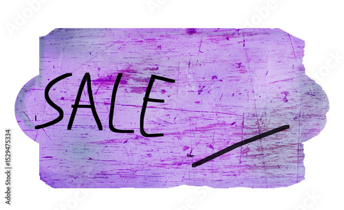 empty grungy adhesive price sticker, empty sale price tag with free copy space, isolated on white,
