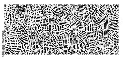 dense scattered line and dash texture pattern