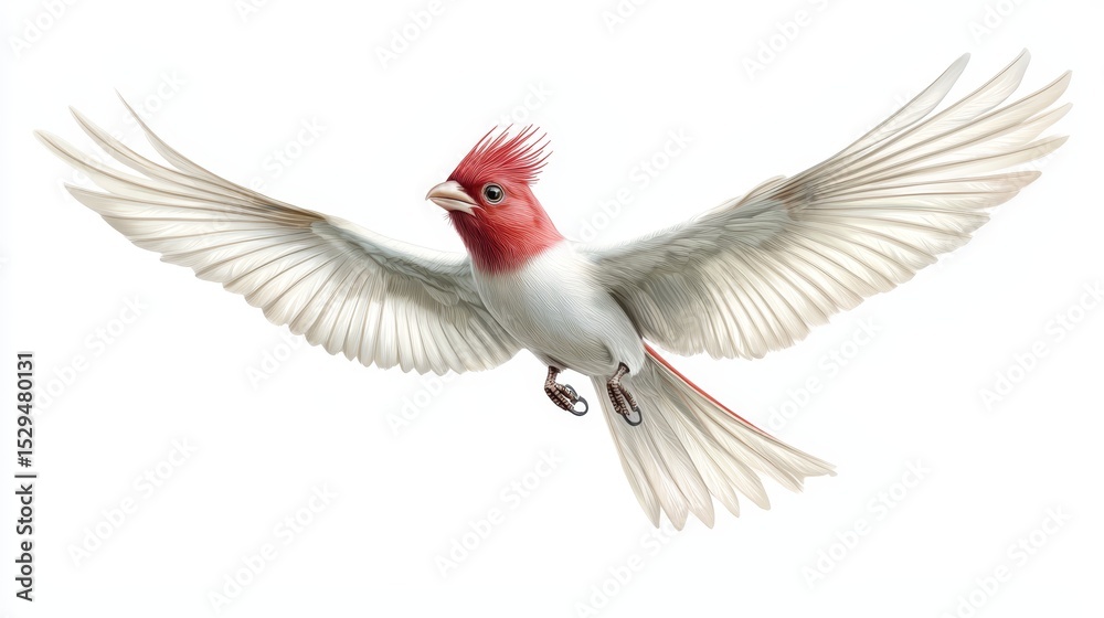 Fototapeta premium Bird majestic flight wings spread wide against the expansive sky