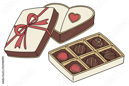Delicious chocolate gift design packaging and presentation