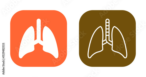 Lung Icon Design
