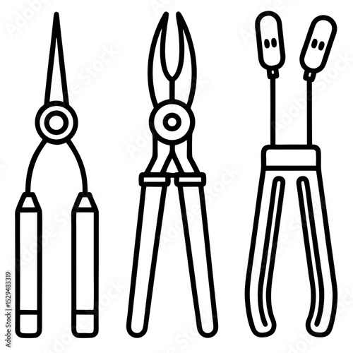 Wire Cutter & Stripper Tool Set