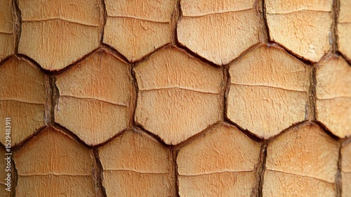 Intricate details of aged tree bark closeup exploration of texture and brown hues in nature canvas