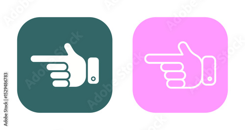 Hand Pointer Icon Design