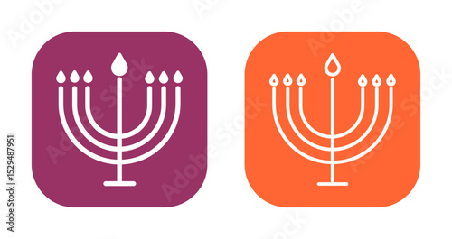 Hanukkah Icon Design