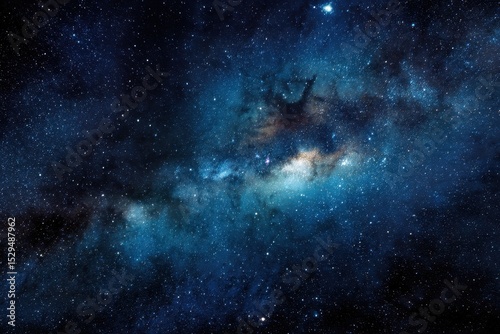 Cosmic Nebula, Starry Night Sky