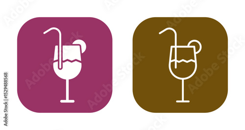 Festive Drinks Icon Design