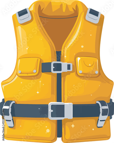 set of yellow safety equipment