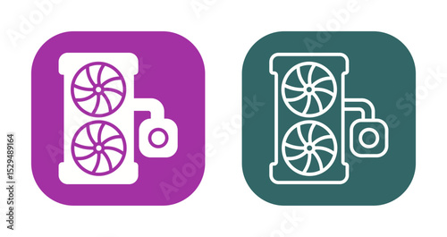 Cooling System Icon Design