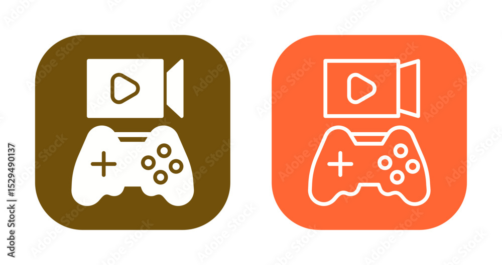 Gaming Stream Icon Design