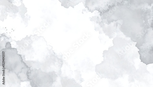 Grey watercolor abstract background.