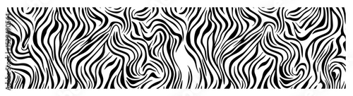 high detail zebra fur stripe pattern design