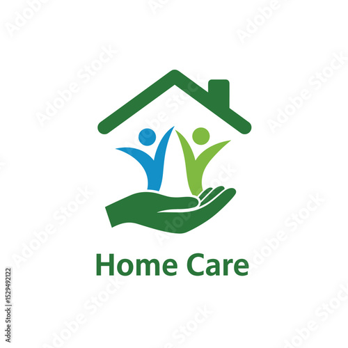 home care logo creative design concept medical business