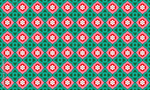 Dancheong korean traditional art