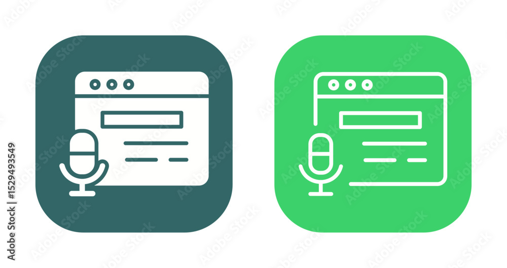 Podcast Website Icon Design Podcast Website Icon Design