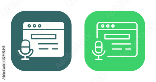 Podcast Website Icon Design