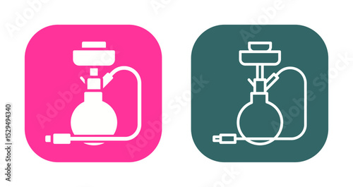 Hookah Icon Design