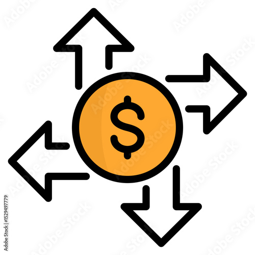 Currency Fluctuation Icon