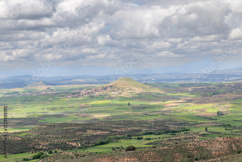 Panoramic views of the Central System from the Alcarria viewpoint in Guadalajara