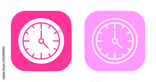 Wall Clock Icon Design