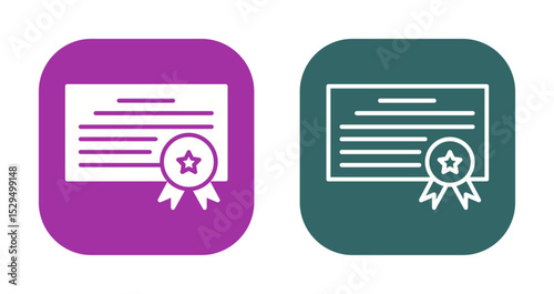 Diploma Icon Design
