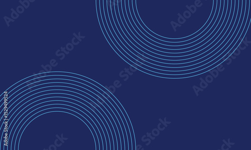 Minimalist abstract background featuring partial concentric blue circles on a deep navy background. A clean and modern design ideal for tech, presentation, or digital creative projects.