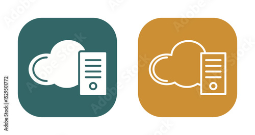 Cloud Computing Icon Design