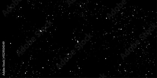 Snow flakes winter snowfall white light vector background. Christmas background, white snow on black background for edit photo.	
