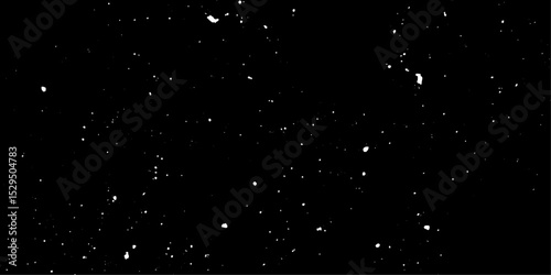 Snow flakes winter snowfall white light vector background. Christmas background, white snow on black background for edit photo.	
