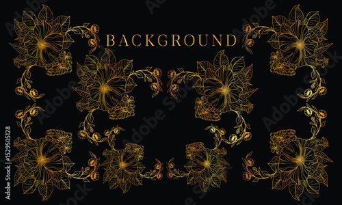 Luxury Golden Mandala Background – Elegant Ornamental Pattern Design