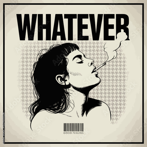 Whatever Vintage Style Poster