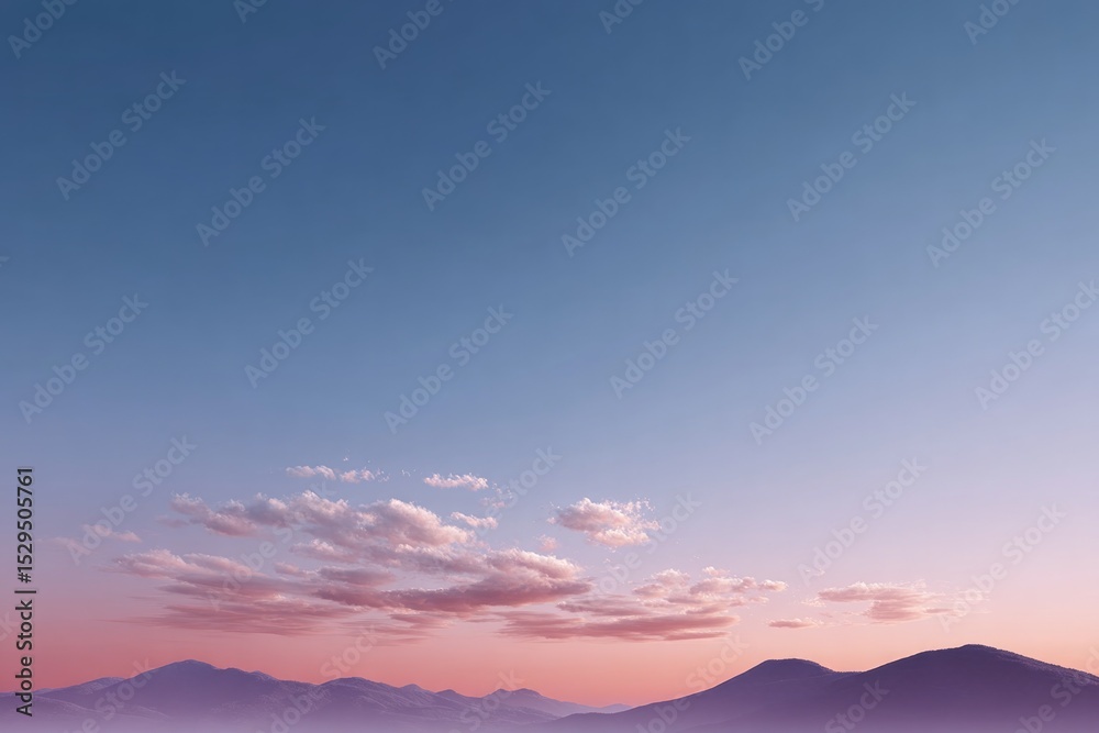 Fototapeta premium smooth gradient transitioning from deep indigo to pastel pink serves as stunning and minimalistic background