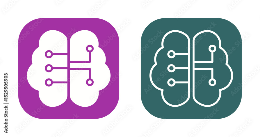 Brain Icon Design Brain Icon Design