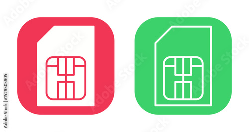 SIM Card Icon Design