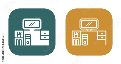 Work Table Icon Design