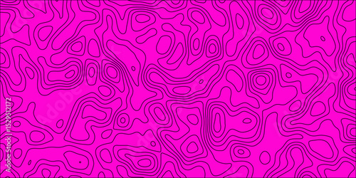 Surreal terrain map with exaggerated flow patterns

