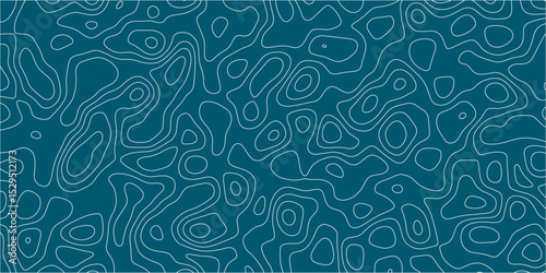 Surreal terrain map with exaggerated flow patterns

