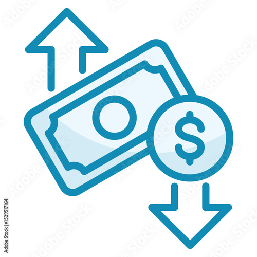 Economic Inflation Icon