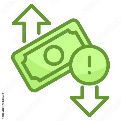 Cash Flow Risk Icon
