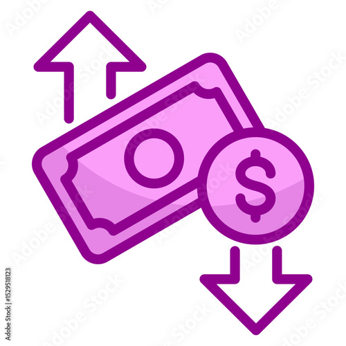 Economic Inflation Icon