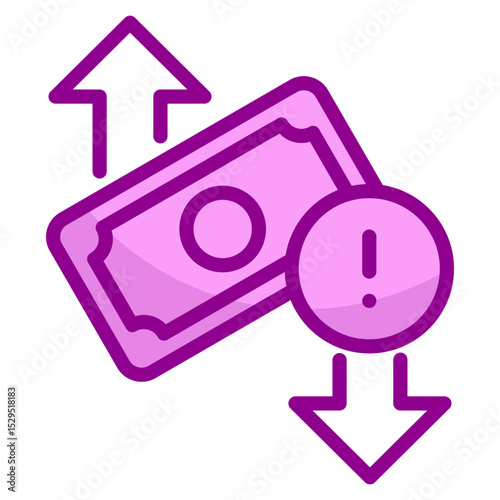Cash Flow Risk Icon