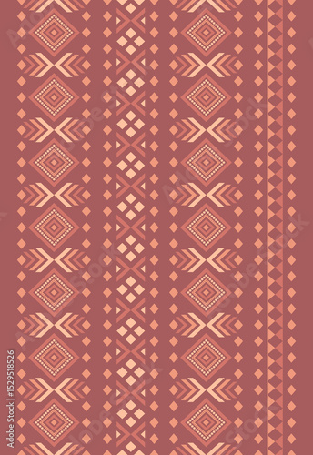 Southwest Native seamless pattern ethnic tribal Aztec geometric Navajo Native American fabric colorful design vector for textile print