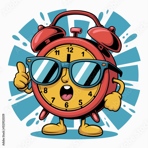 Time Alarm Clock Character