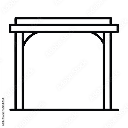 Simple Wooden Pergola Design 